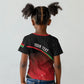 Malawi Football Personalized Blazing Fires Kid T shirt Scorchers Fighting