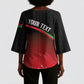 Malawi Football Personalized Blazing Fires Kimono Sleeve Blouse Scorchers Fighting
