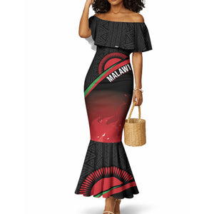 Malawi Football Personalized Blazing Fires Mermaid Dress Scorchers Fighting
