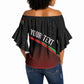 Malawi Football Personalized Blazing Fires Off Shoulder Wrap Waist Top Scorchers Fighting