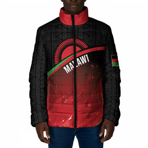 Malawi Football Personalized Blazing Fires Padded Jacket Scorchers Fighting