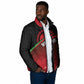 Malawi Football Personalized Blazing Fires Padded Jacket Scorchers Fighting