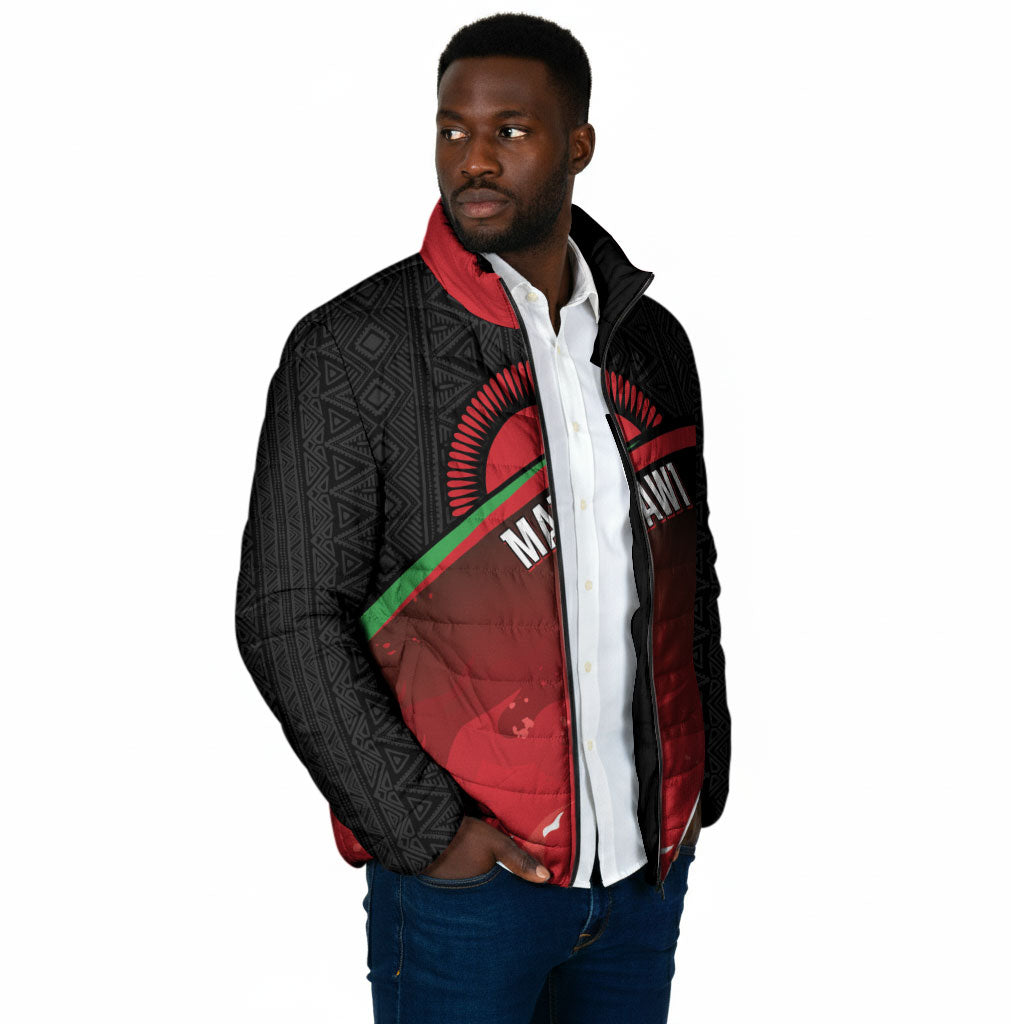 Malawi Football Personalized Blazing Fires Padded Jacket Scorchers Fighting