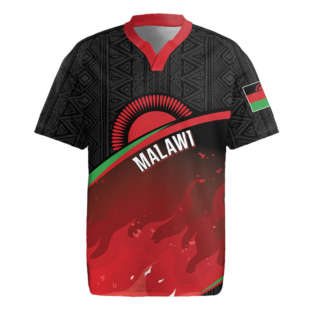Malawi Football Personalized Blazing Fires Rugby Jersey Scorchers Fighting