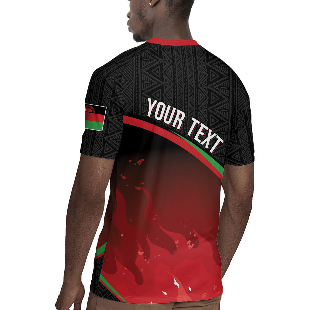 Malawi Football Personalized Blazing Fires Rugby Jersey Scorchers Fighting