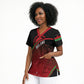 Malawi Football Personalized Blazing Fires Scrub Top Scorchers Fighting