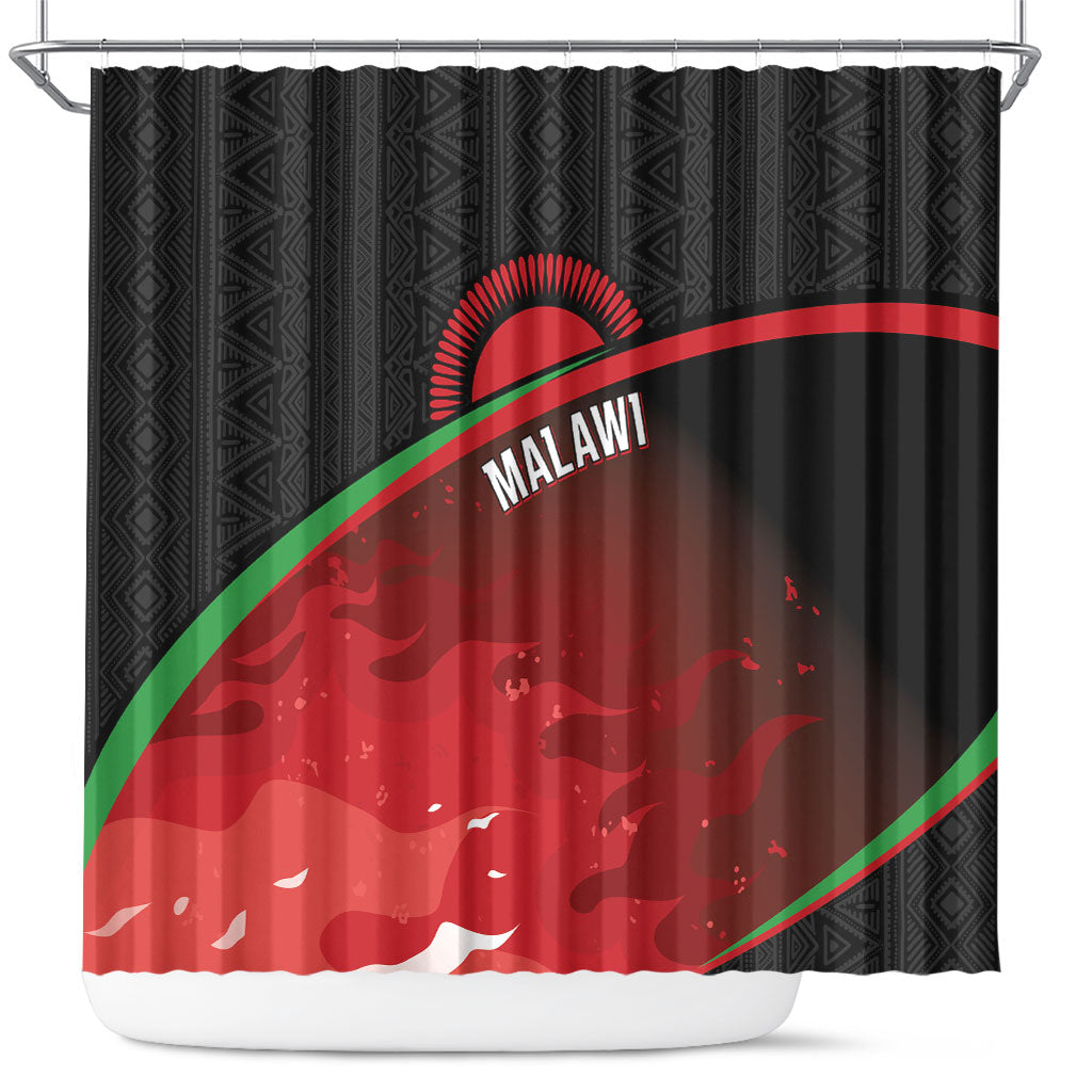 Malawi Football Blazing Fires Shower Curtain Scorchers Fighting
