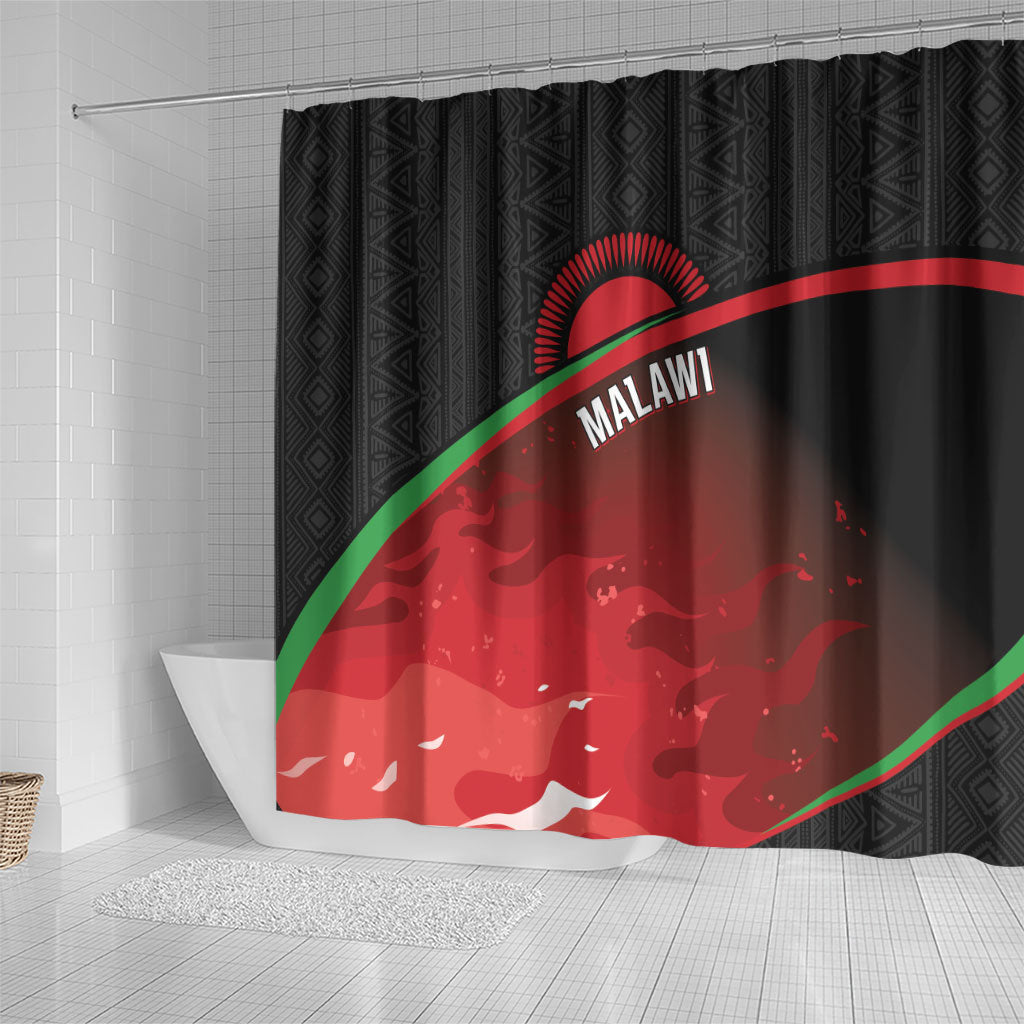 Malawi Football Blazing Fires Shower Curtain Scorchers Fighting