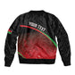 Malawi Football Personalized Blazing Fires Sleeve Zip Bomber Jacket Scorchers Fighting