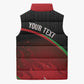Malawi Football Personalized Blazing Fires Sleeveless Puffer Jacket Scorchers Fighting