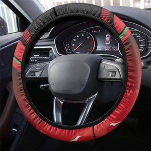 Malawi Football Blazing Fires Steering Wheel Cover Scorchers Fighting