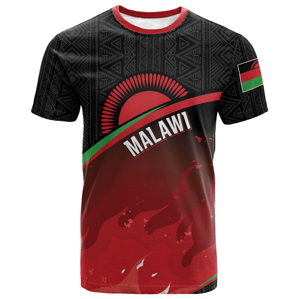 Malawi Football Personalized Blazing Fires T shirt Scorchers Fighting