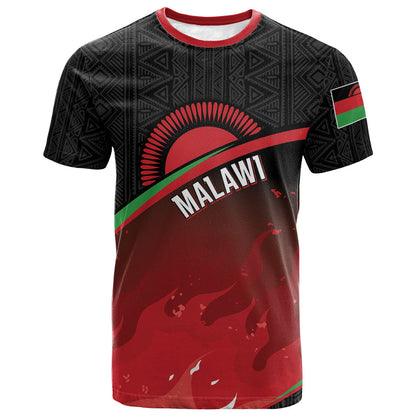 Malawi Football Personalized Blazing Fires T shirt Scorchers Fighting
