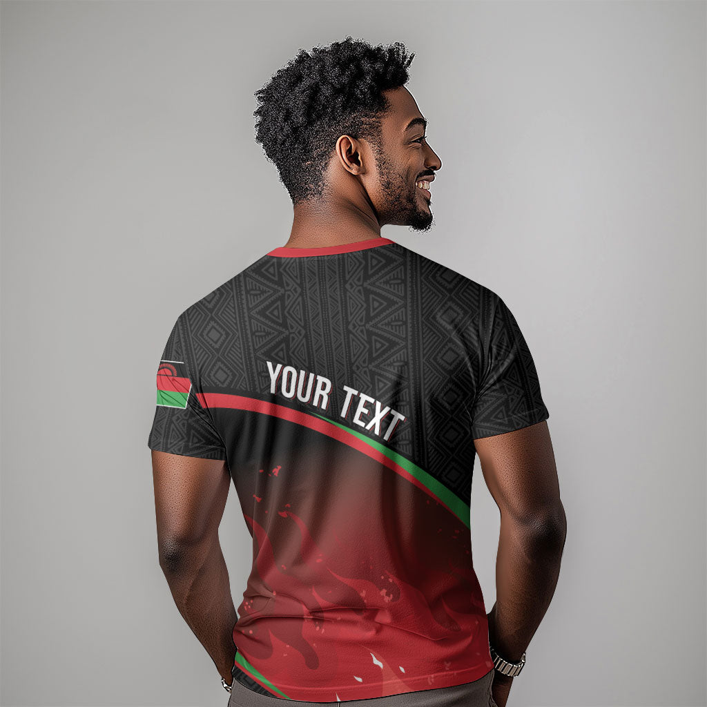 Malawi Football Personalized Blazing Fires T shirt Scorchers Fighting
