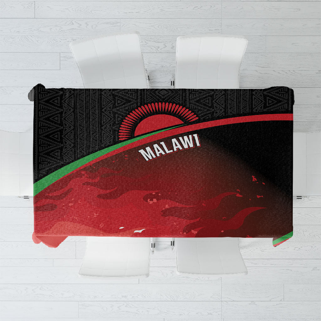 Malawi Football Blazing Fires Tablecloth Scorchers Fighting