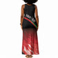 Malawi Football Personalized Blazing Fires Tank Maxi Dress Scorchers Fighting