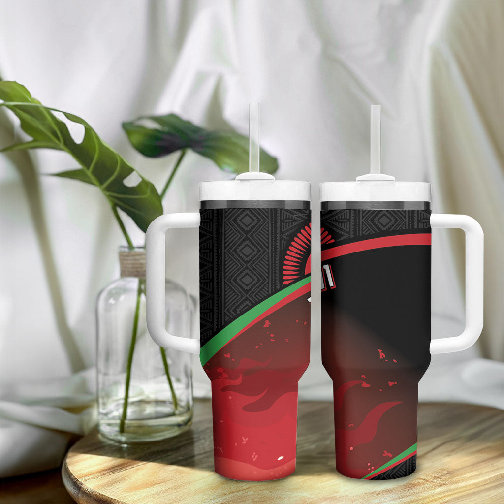 Malawi Football Blazing Fires Tumbler With Handle Scorchers Fighting