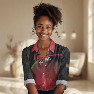 Malawi Football Personalized Blazing Fires Women Casual Shirt Scorchers Fighting