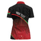 Malawi Football Personalized Blazing Fires Women Polo Shirt Scorchers Fighting