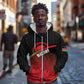 Malawi Football Personalized Blazing Fires Zip Hoodie Scorchers Fighting
