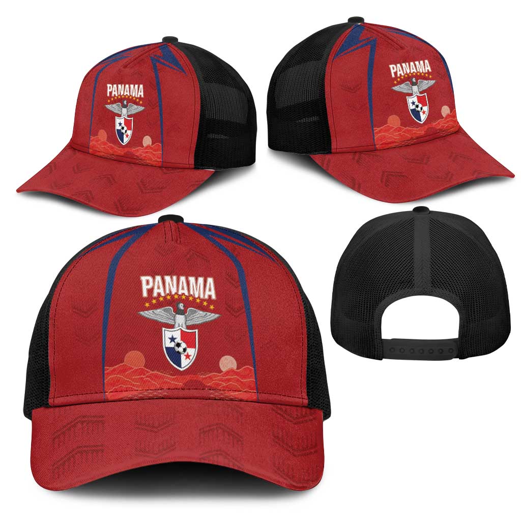 Afro-Panama Football 2026 Baseball Net Cap La Marea Roja Making History - African Pride