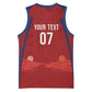 Afro-Panama Football 2026 Custom Basketball Jersey La Marea Roja Making History - African Pride