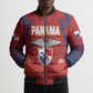 Afro-Panama Football 2026 Custom Bomber Puffer Jacket La Marea Roja Making History - African Pride