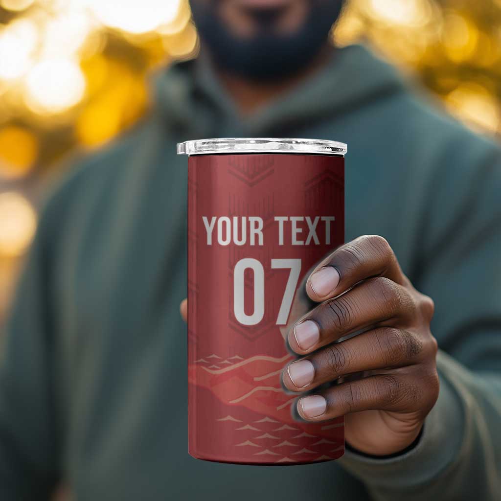 Afro-Panama Football 2026 Custom 4 in 1 Can Cooler Tumbler La Marea Roja Making History - African Pride