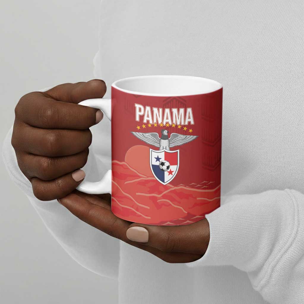 Afro-Panama Football 2026 Custom Ceramic Mug La Marea Roja Making History - African Pride