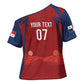 Afro-Panama Football 2026 Custom Cross Shoulder Shirt La Marea Roja Making History - African Pride
