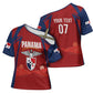 Afro-Panama Football 2026 Custom Cross Shoulder Shirt La Marea Roja Making History - African Pride