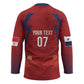 Afro-Panama Football 2026 Custom Hockey Jersey La Marea Roja Making History - African Pride