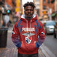 Afro-Panama Football 2026 Custom Hoodie La Marea Roja Making History - African Pride
