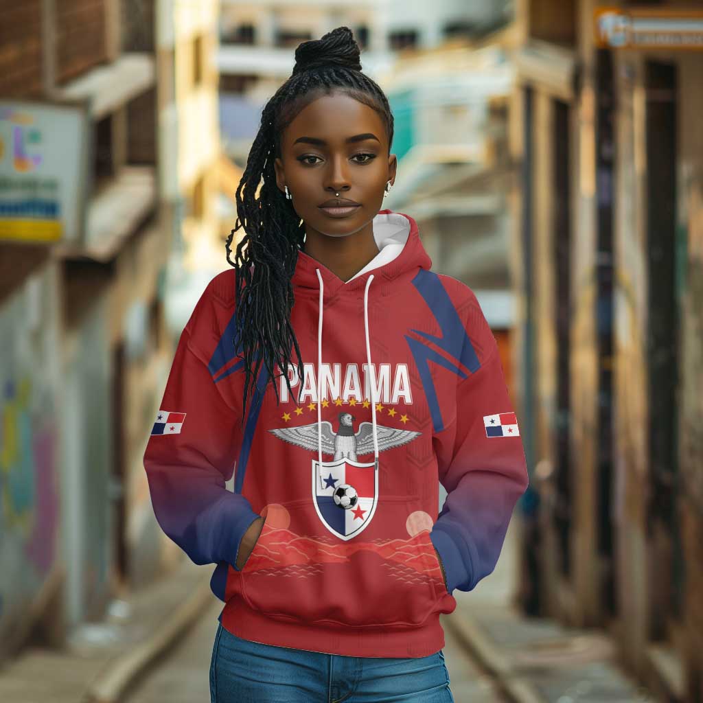 Afro-Panama Football 2026 Custom Hoodie La Marea Roja Making History - African Pride