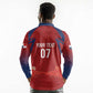 Afro-Panama Football 2026 Custom Long Sleeve Polo Shirt La Marea Roja Making History - African Pride