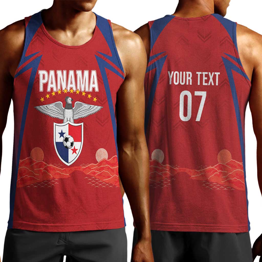 Afro-Panama Football 2026 Custom Men Tank Top La Marea Roja Making History - African Pride