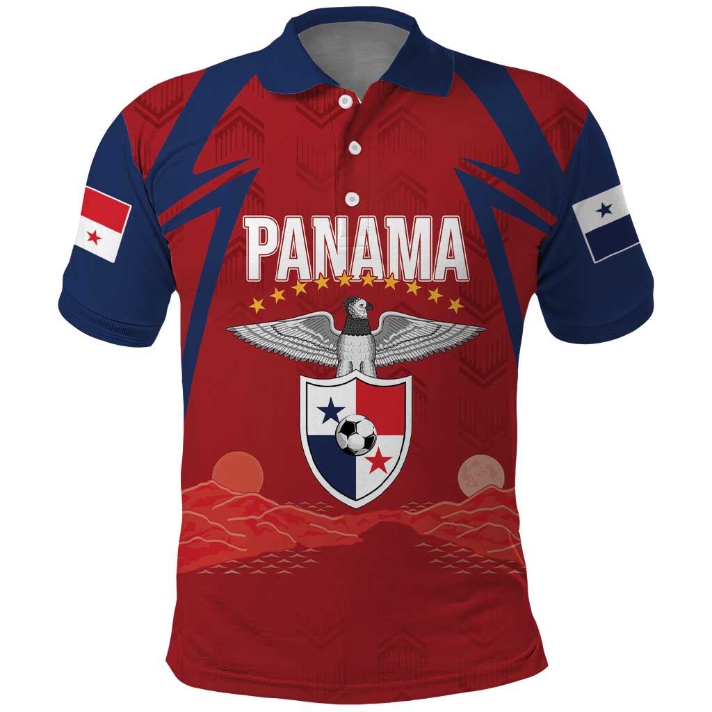 Afro-Panama Football 2026 Custom Polo Shirt La Marea Roja Making History LT7