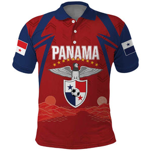 Afro-Panama Football 2026 Custom Polo Shirt La Marea Roja Making History LT7