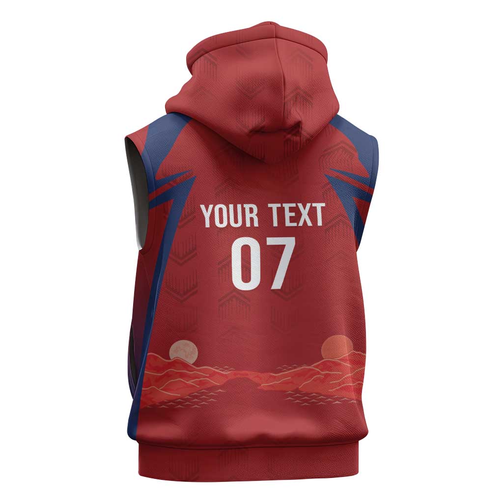 Afro-Panama Football 2026 Custom Sleeveless Hoodie La Marea Roja Making History - African Pride