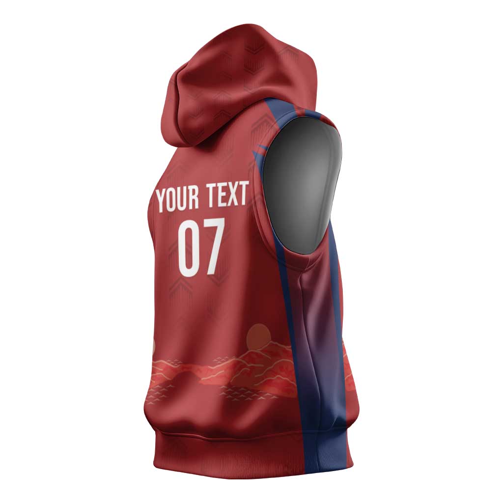 Afro-Panama Football 2026 Custom Sleeveless Hoodie La Marea Roja Making History - African Pride