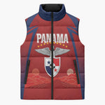 Afro-Panama Football 2026 Custom Sleeveless Puffer Jacket La Marea Roja Making History - African Pride