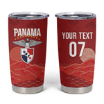 Afro-Panama Football 2026 Custom Tumbler Cup La Marea Roja Making History - African Pride