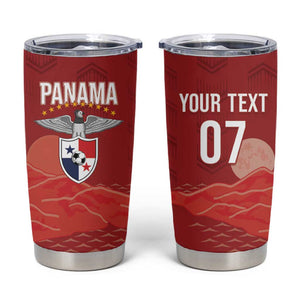 Afro-Panama Football 2026 Custom Tumbler Cup La Marea Roja Making History - African Pride