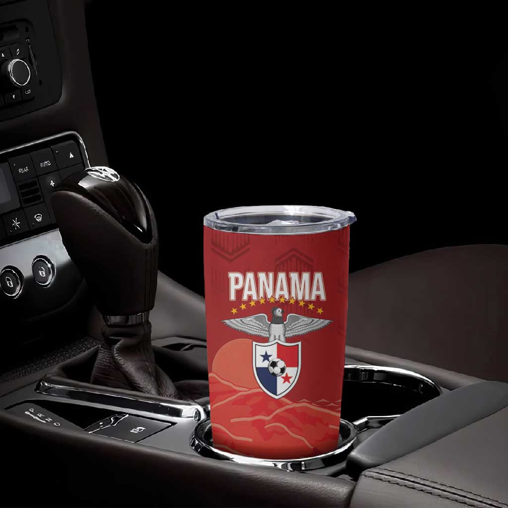 Afro-Panama Football 2026 Custom Tumbler Cup La Marea Roja Making History - African Pride