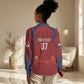 Afro-Panama Football 2026 Custom Women Casual Shirt La Marea Roja Making History - African Pride
