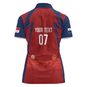 Afro-Panama Football 2026 Custom Women Polo Shirt La Marea Roja Making History - African Pride