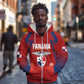 Afro-Panama Football 2026 Custom Zip Hoodie La Marea Roja Making History - African Pride