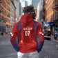 Afro-Panama Football 2026 Custom Zip Hoodie La Marea Roja Making History - African Pride