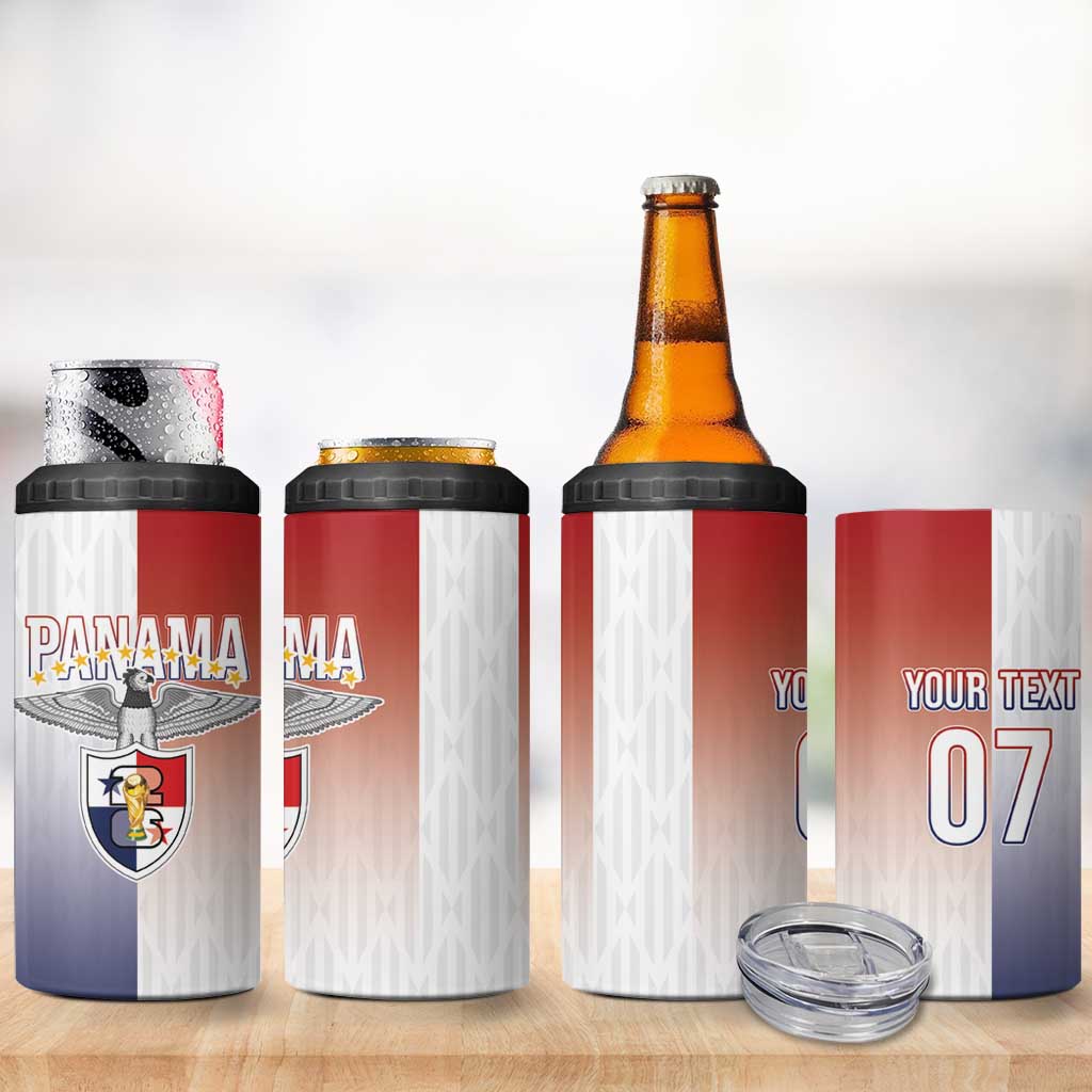 Afro-Panama Football Los Canaleros 2026 Custom 4 in 1 Can Cooler Tumbler Rising Glory - African Pride
