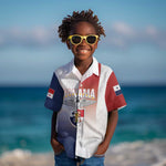 Afro-Panama Football Los Canaleros 2026 Custom Kid Hawaiian Shirt Rising Glory LT7